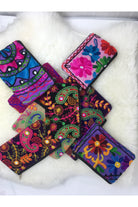 Indian embroidered zippered pouches Majestic Hudson Lifestyle Accessories