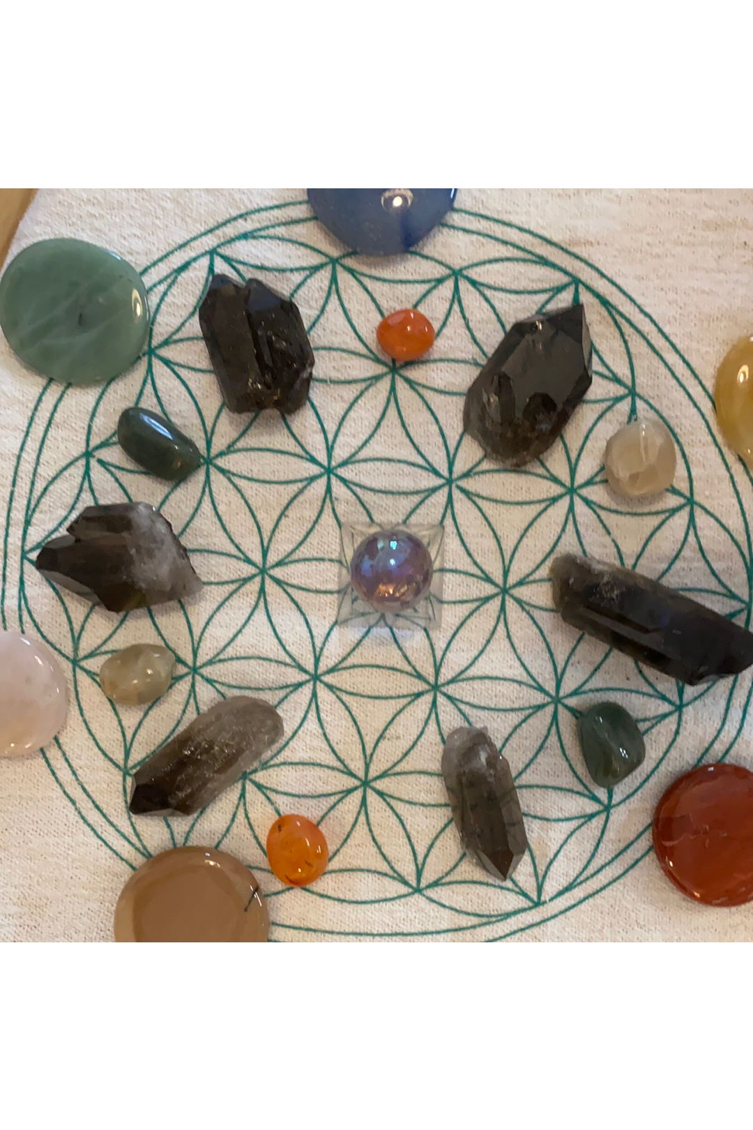 Crystal Grid Cloth Majestic Hudson Lifestyle Crystals