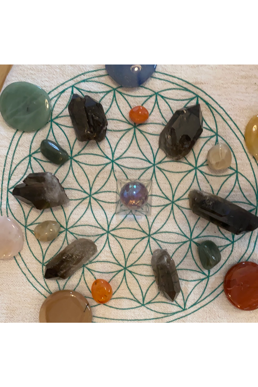 Crystal Grid Cloth Majestic Hudson Lifestyle Experiences Crystals