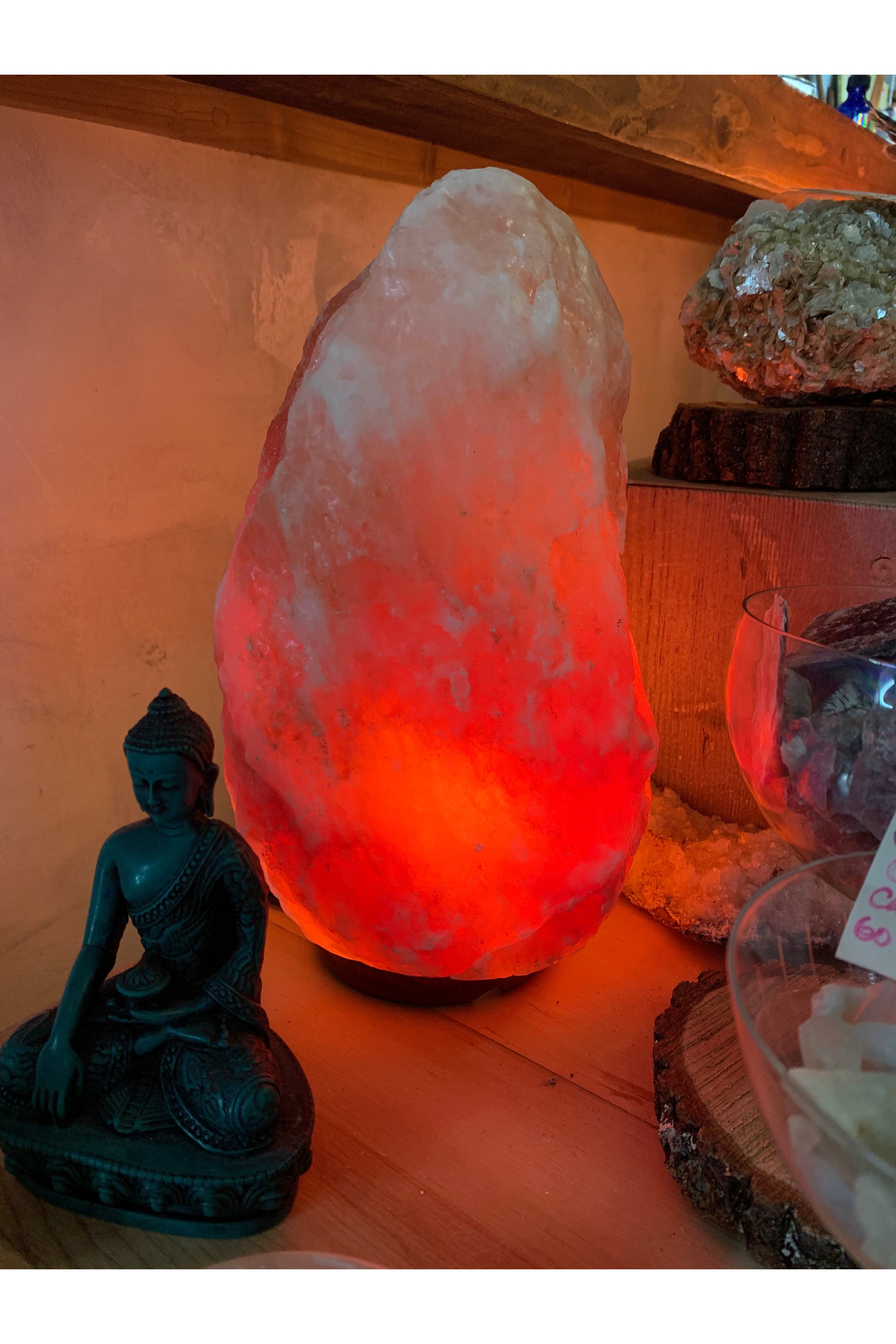 Medium Salt Lamp Himalayan Salt Lamps Majestic Hudson Lifestyle Home Decor