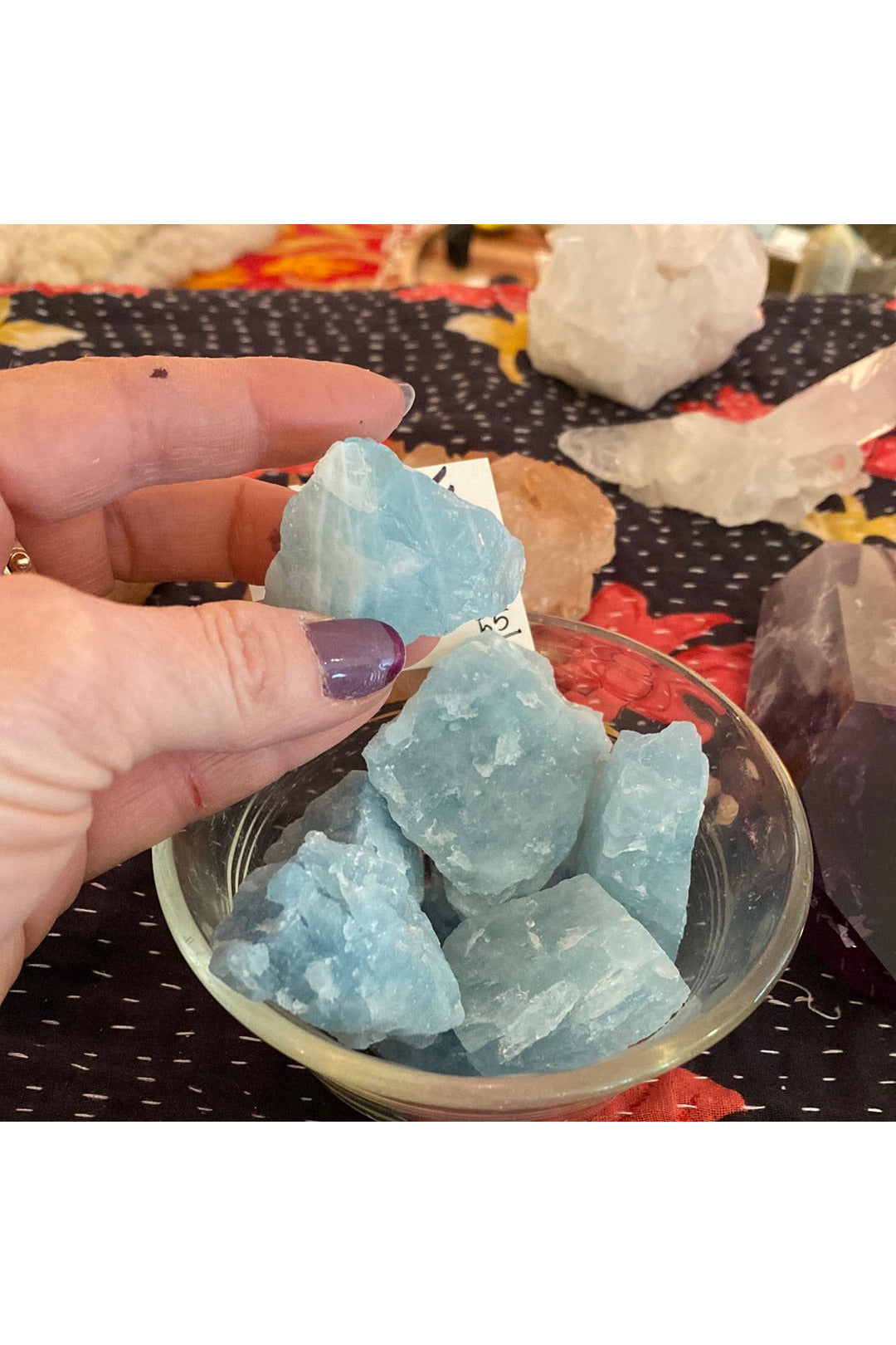 Aquamarine | Raw | Grade A Majestic Hudson Lifestyle