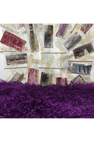 Royal Purple Tibetan Lambskins Majestic Hudson Lifestyle Home Decor