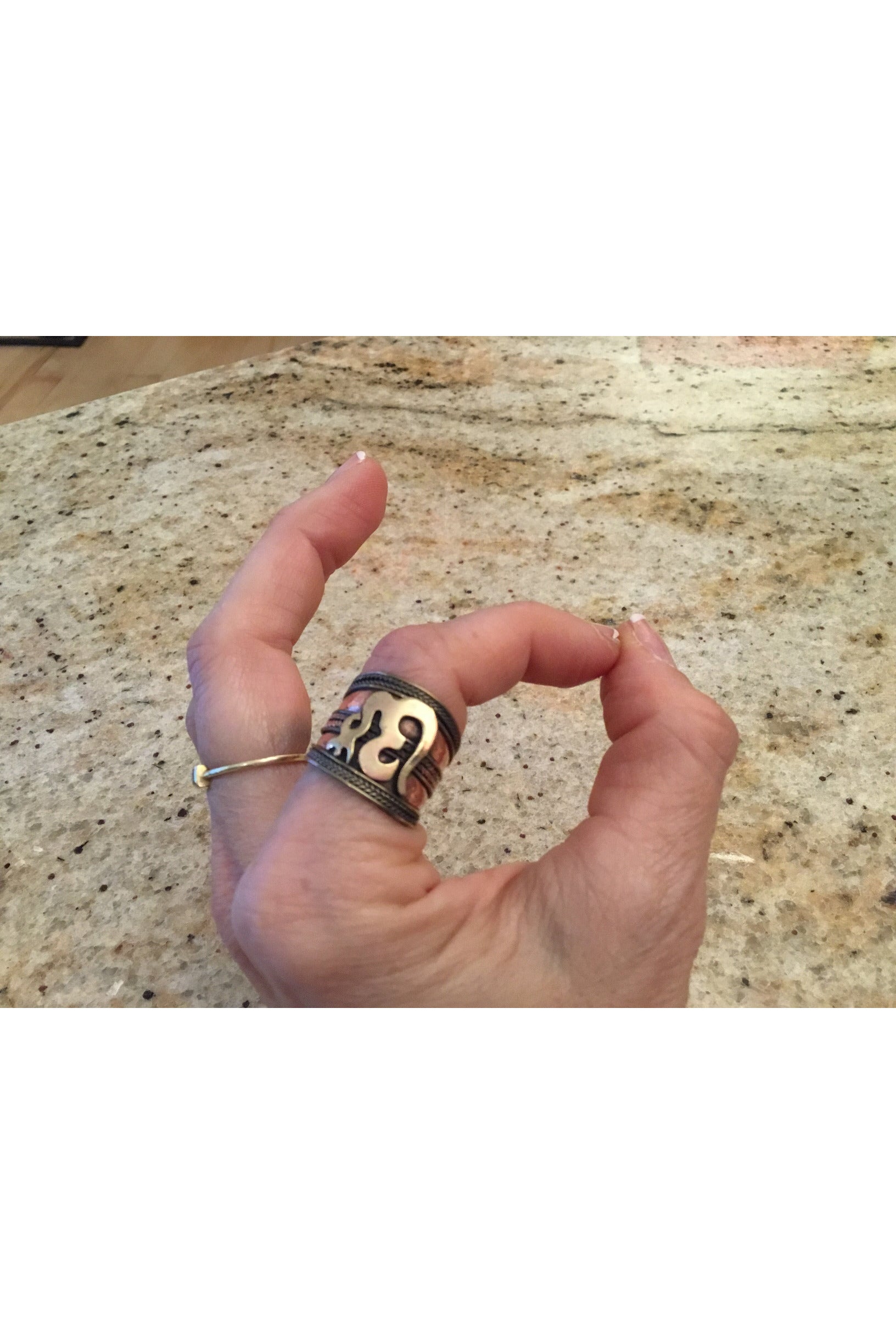 Om Symbol - Copper Rings Majestic Hudson Lifestyle Jewelry