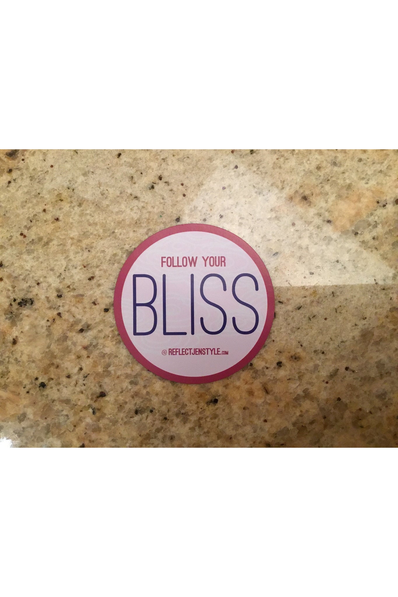 Follow Your Bliss Magnet Majestic Hudson Lifestyle Experiences Sticker