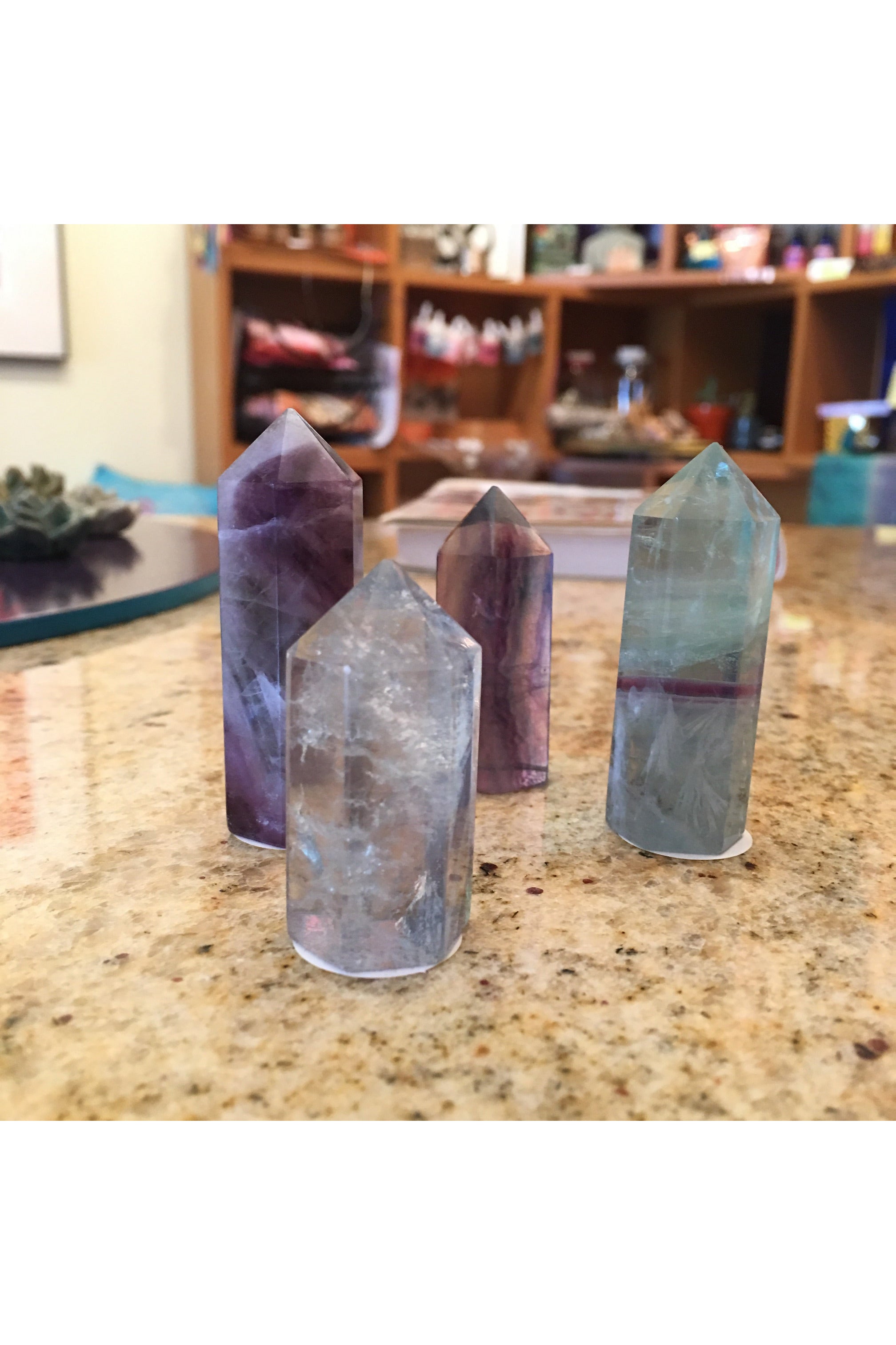 Fluorite Polished Points - Small Majestic Hudson Lifestyle Crystals