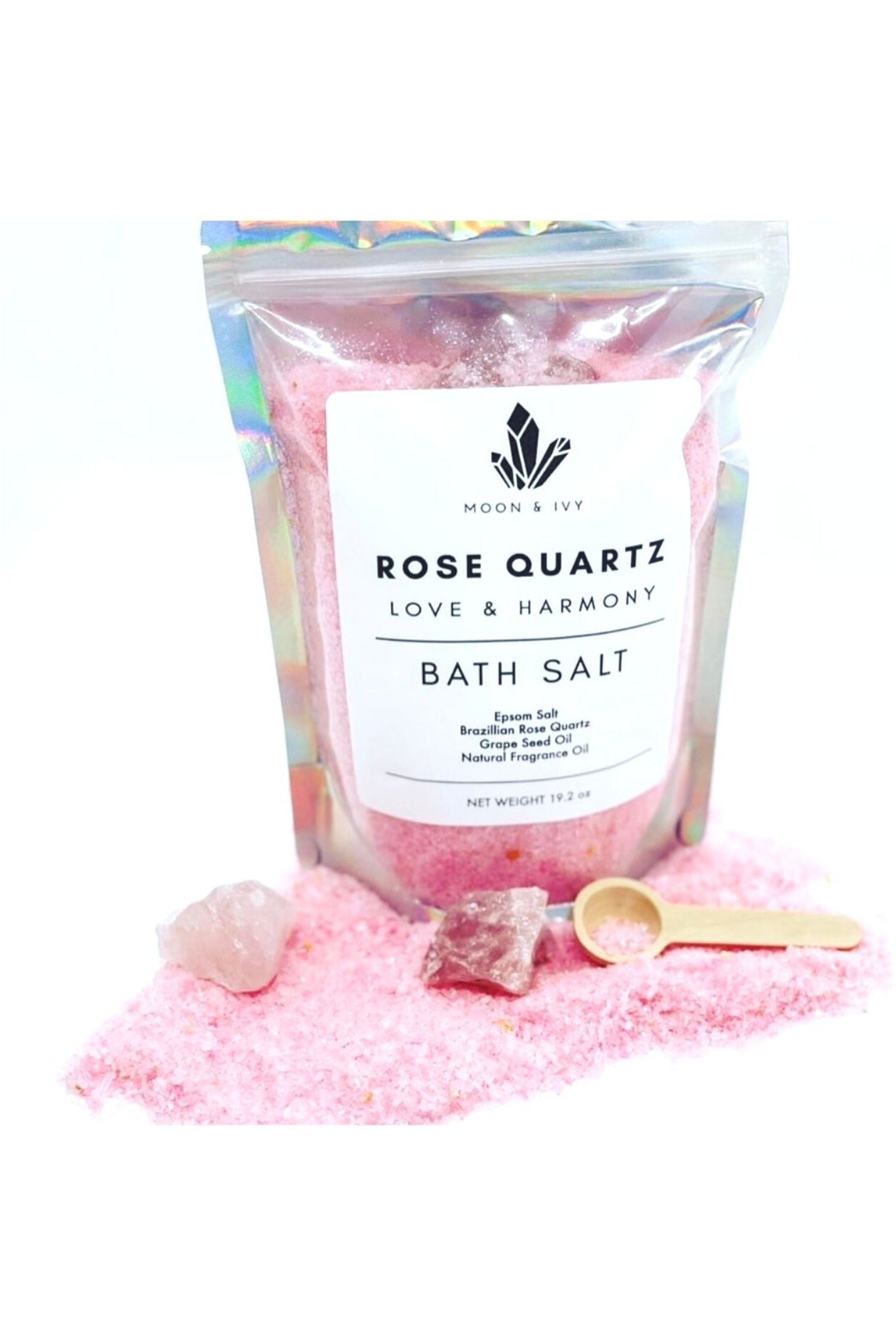 Rose Quartz Bath Salt Majestic Hudson Lifestyle Experiences