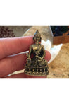 Mini Golden Brass Hindu Deity | Statue Majestic Hudson Lifestyle Experiences Statues