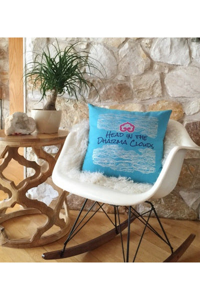 "Head in the Dharma Clouds" | Pillow Majestic Hudson Lifestyle Experiences Home Decor