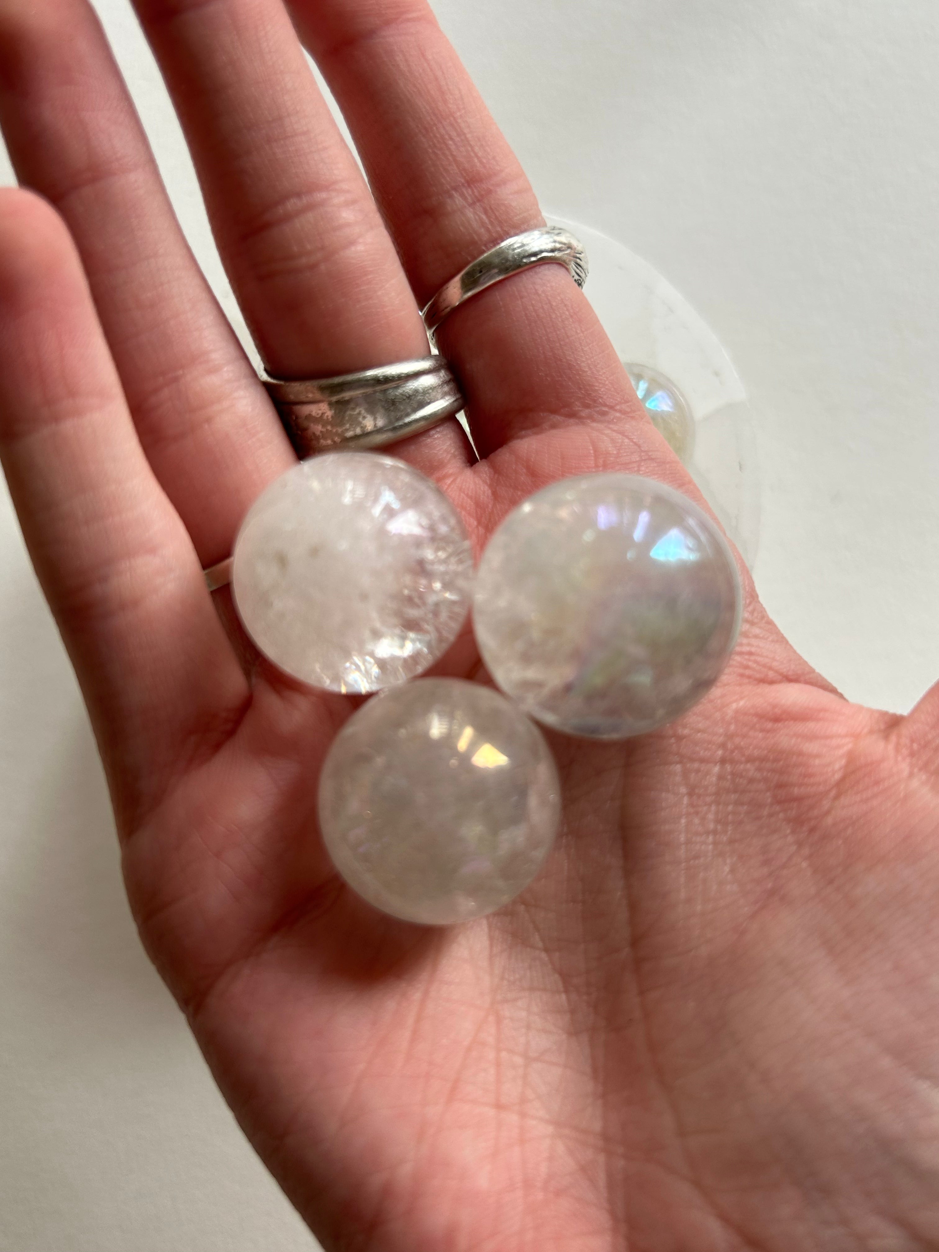 Opalite Crystal Ball for Peace and Intuition