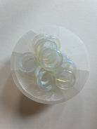 Opalite Crystal Ring with Iridescent Glow for Clarity