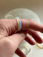 Opalite Crystal Ring with Iridescent Glow for Clarity