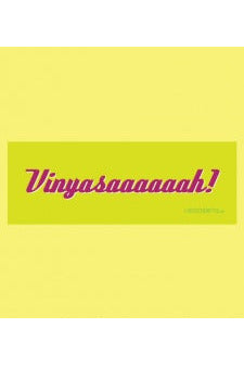Vinyasaaaaaaah! © Sticker Majestic Hudson Lifestyle Experiences Sticker
